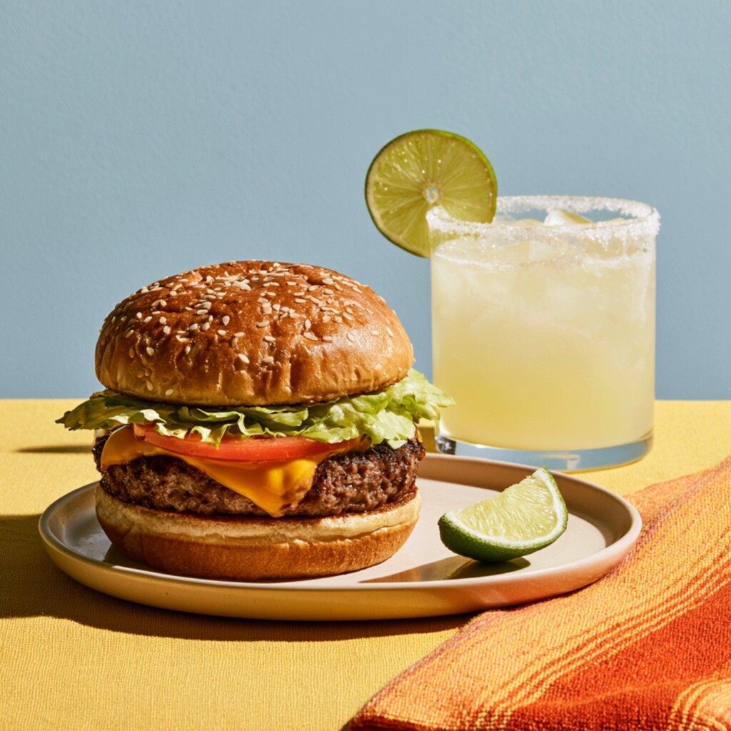 Homemade-Cocktails-BBQ-Hamburgers