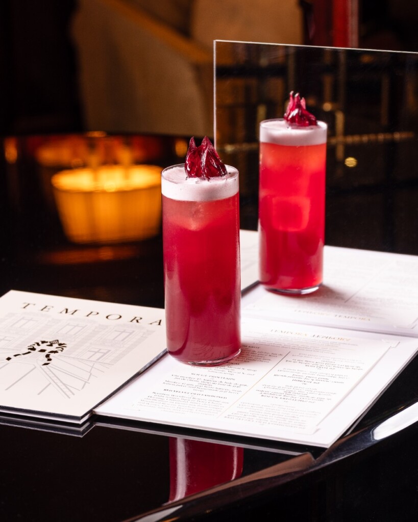 Cocktail drinks sans alcool du TEMPORA Bar Grand Hotel Scribe